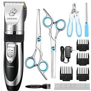 Professional Dog Hair Clipper and Grooming Kit